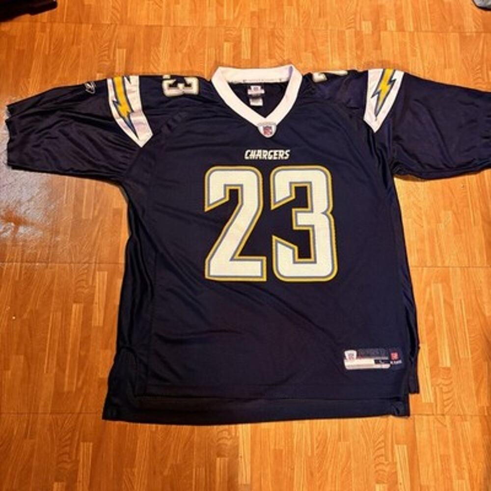Quentin Jammer San Diego Chargers #23 Reebok NFL Jersey Mens Large L